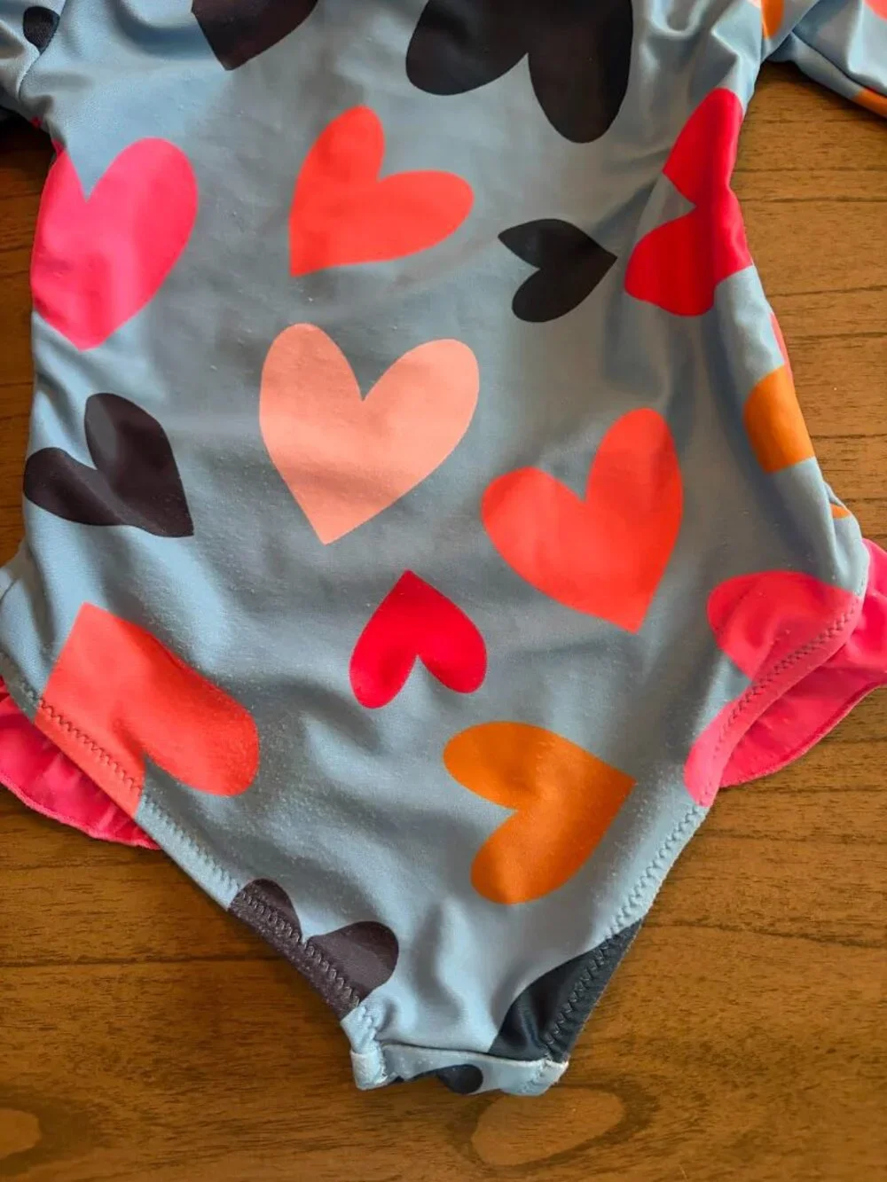 PInk Chicken Toddler Swim Suit  4T